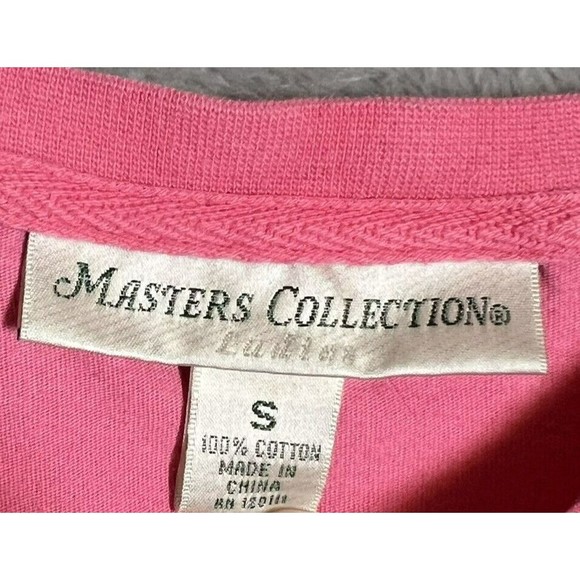Masters Collection Tshirt Women's Small Pink Short Sleeve Logo Graphic Golf‎ - Picture 2 of 6